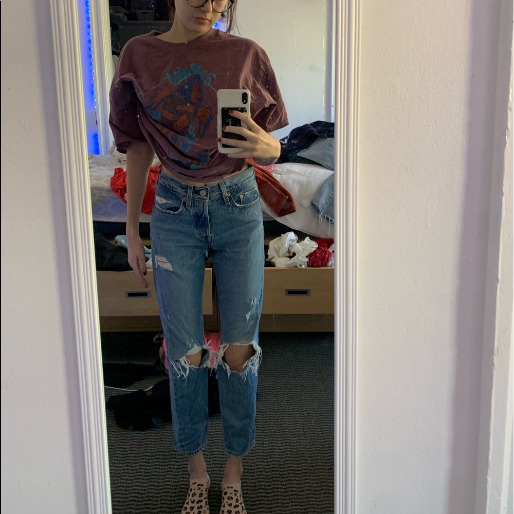 levi’s wedgie high rise jeans